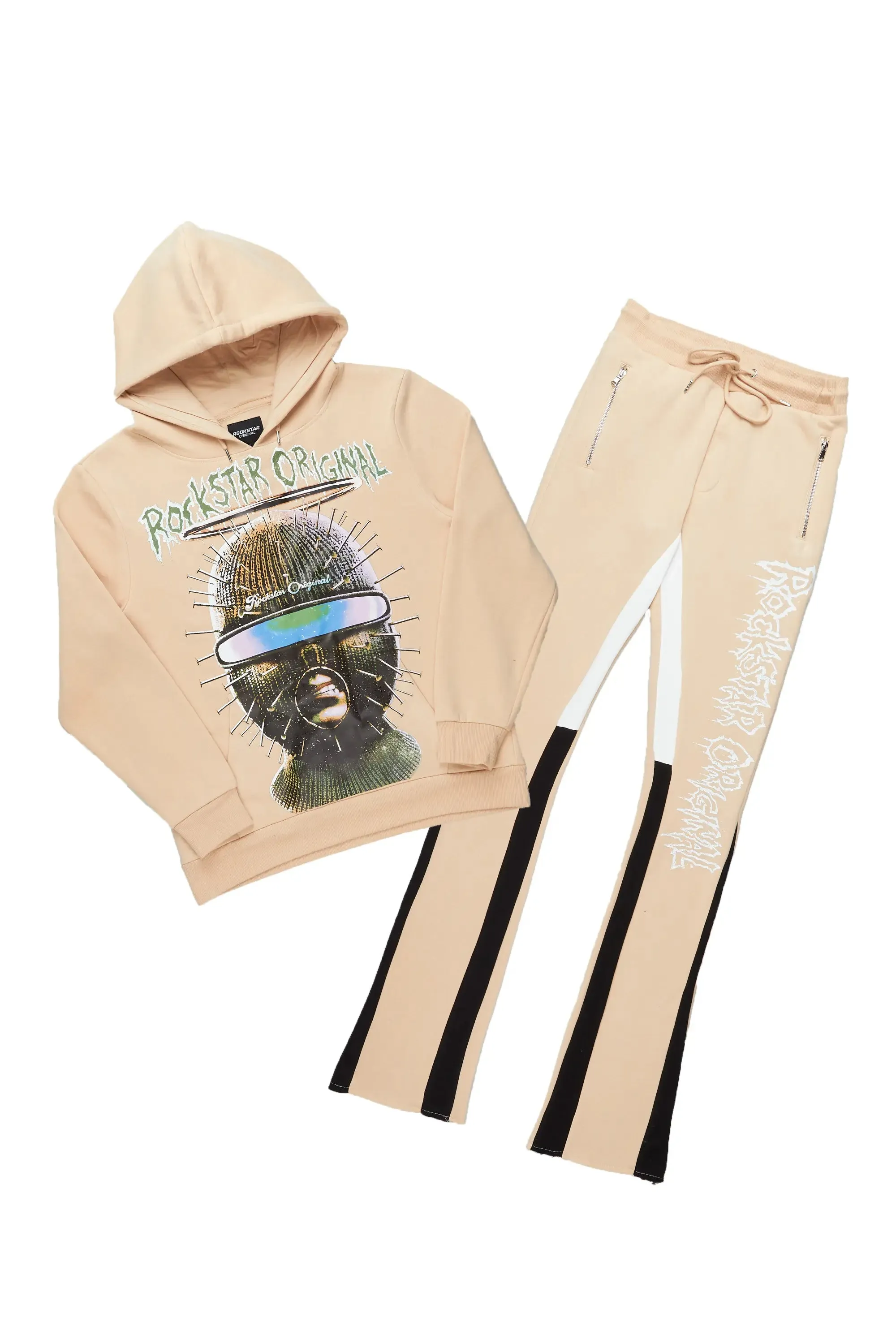 Deem Beige/Black Stacked Flare Track Set sold by Rockstar Original product image thumbnail 3