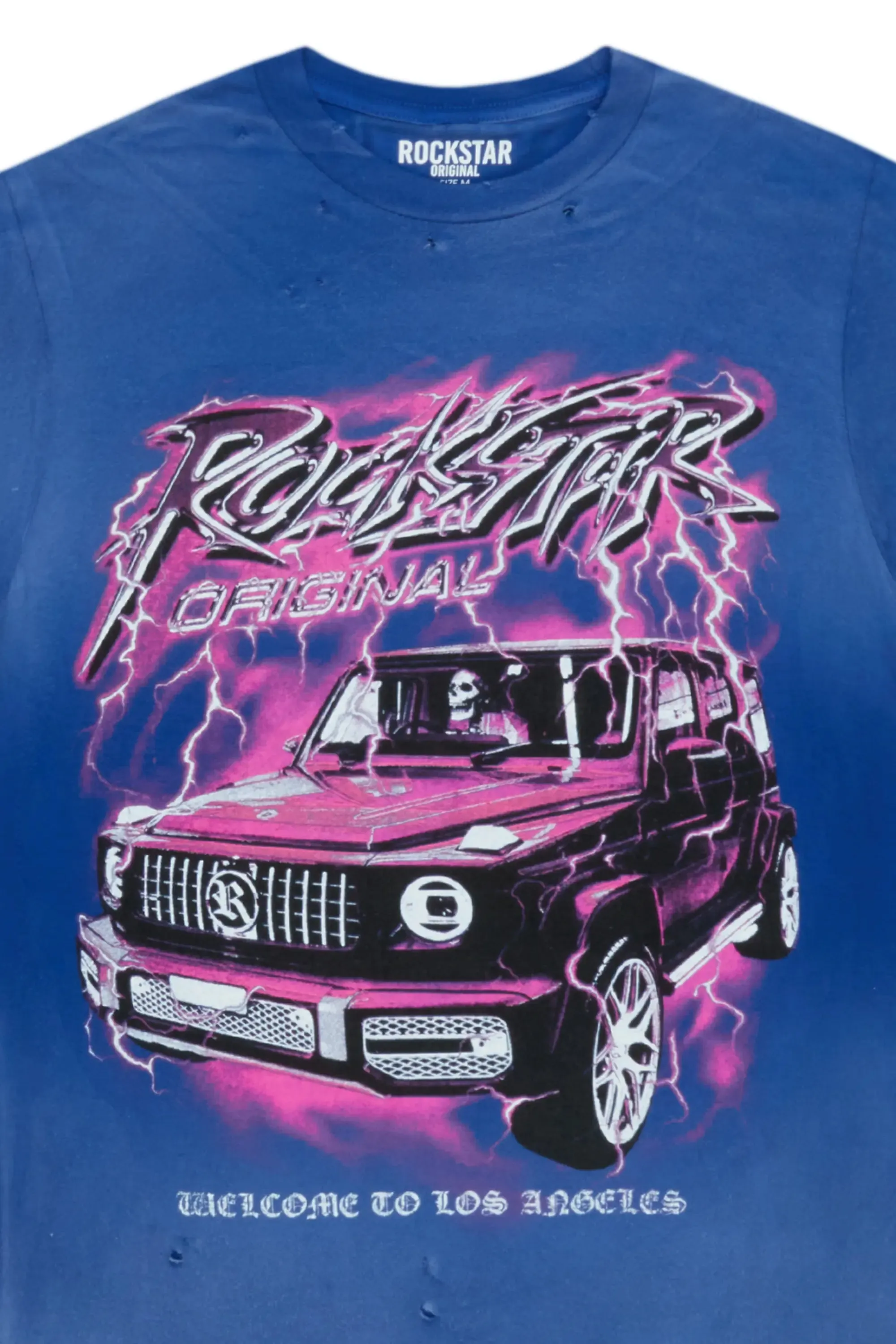 Hai Royal Blue Graphic T-Shirt sold by Rockstar Original product image thumbnail 2