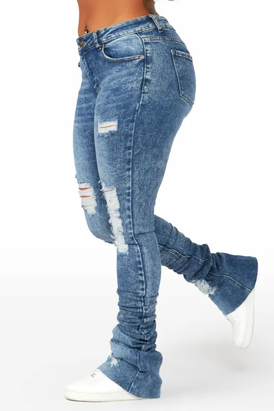 Cielo Med. Wash Super Stacked Jean sold by Rockstar Original