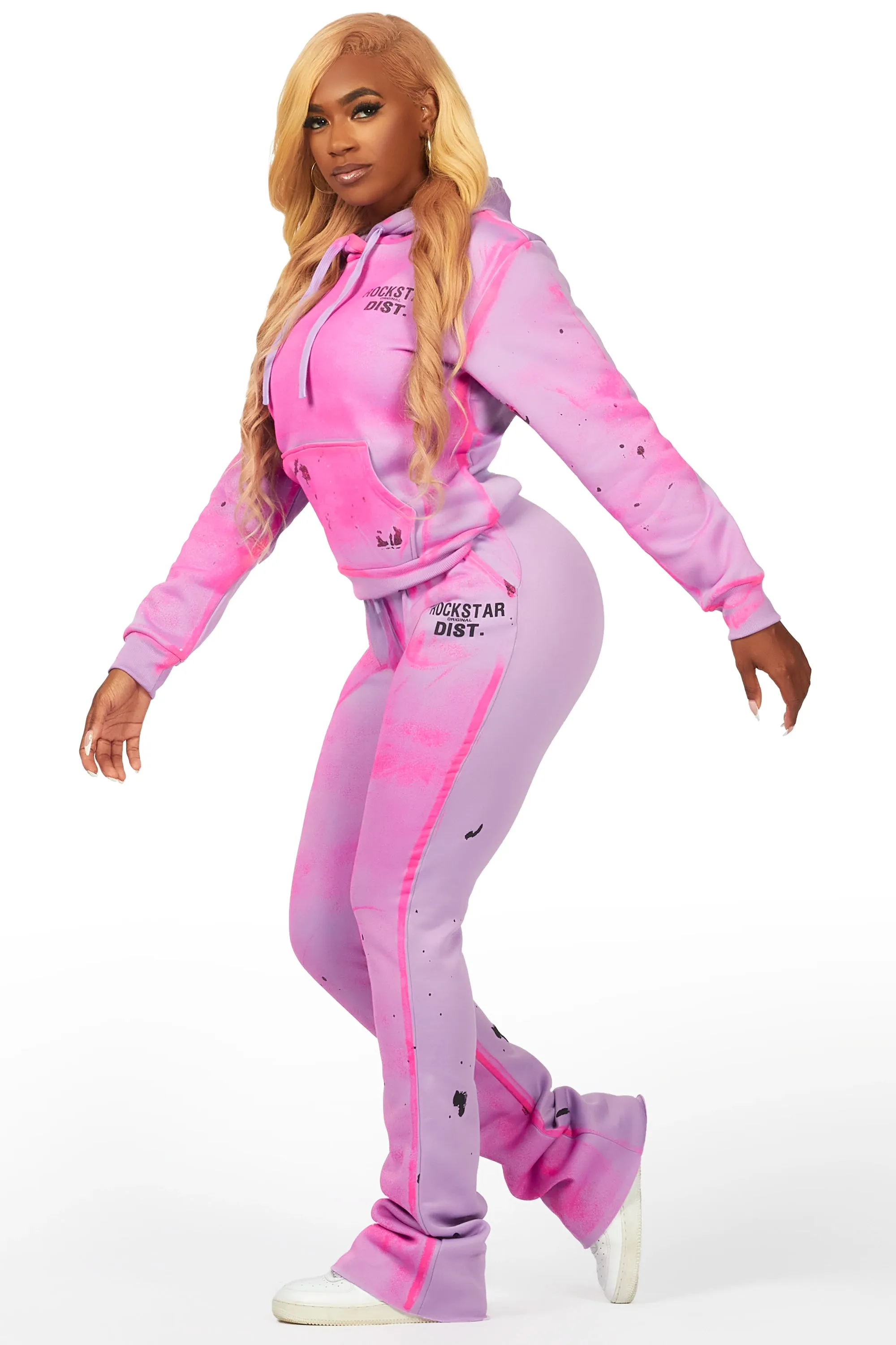 Keiana Lavender Super Stacked Trackset sold by Rockstar Original product image thumbnail 4