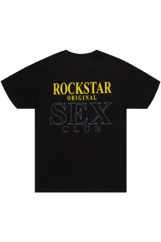 Yellakat Black Graphic T-Shirt sold by Rockstar Original