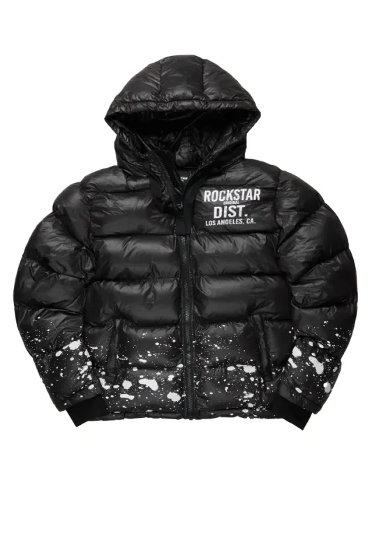 Art Dist. Black Puffer Jacket sold by Rockstar Original