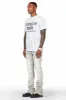 Garrick Grey Painter Stacked Flare Jean sold by Rockstar Original