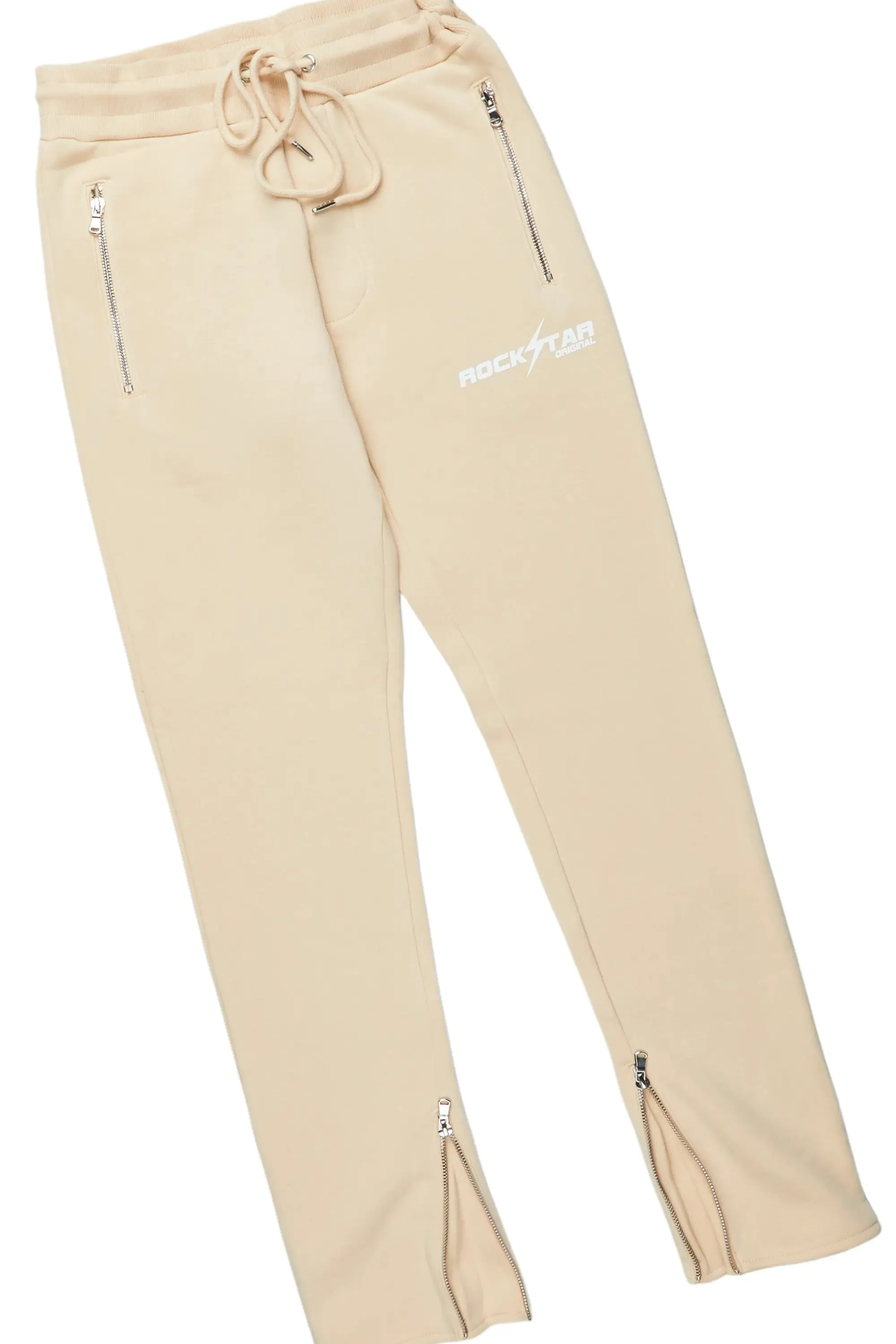 Tanner Beige Slim Fit Track Set sold by Rockstar Original product image thumbnail 4