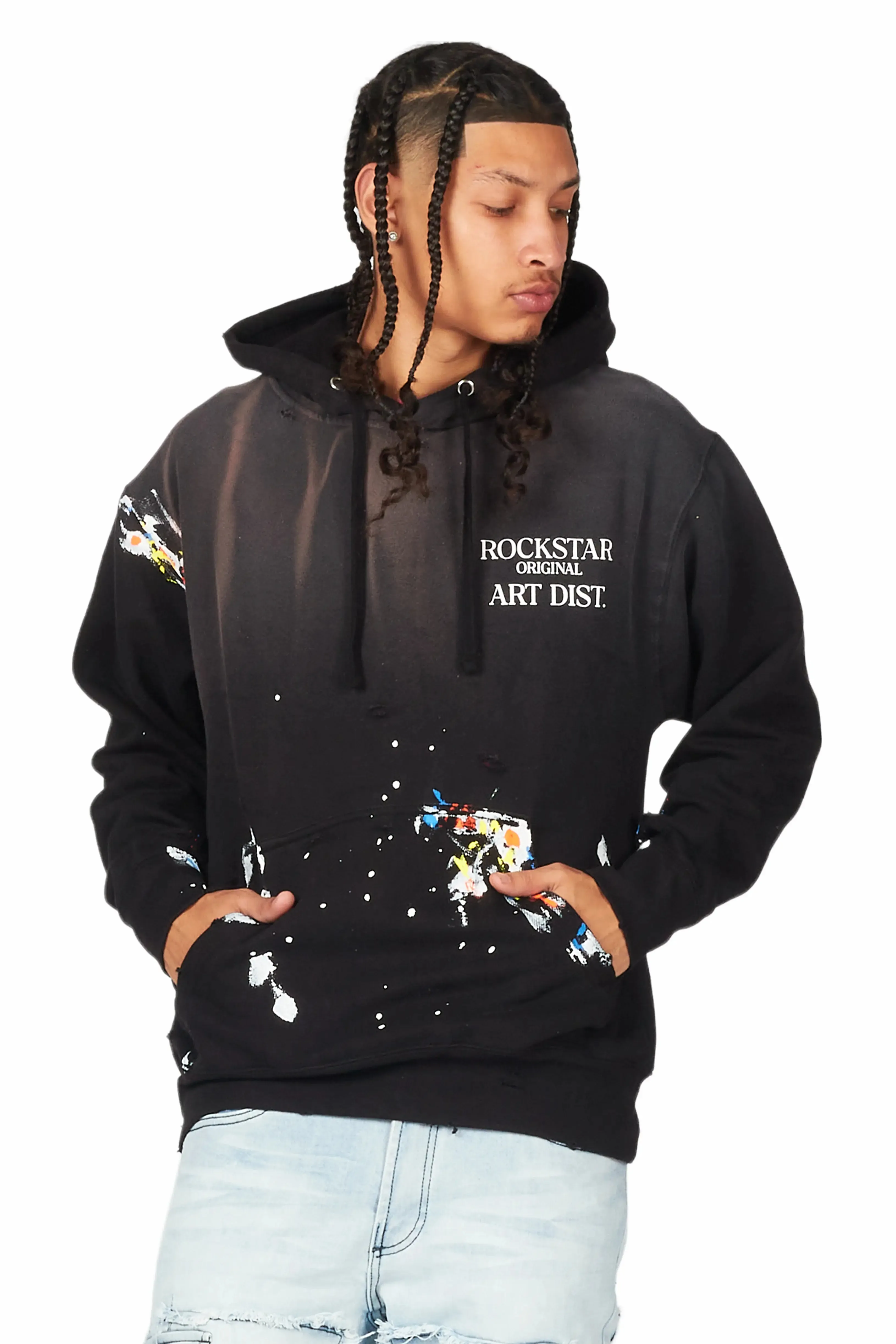 Ryker Black Graphic Hoodie sold by Rockstar Original product image thumbnail 4