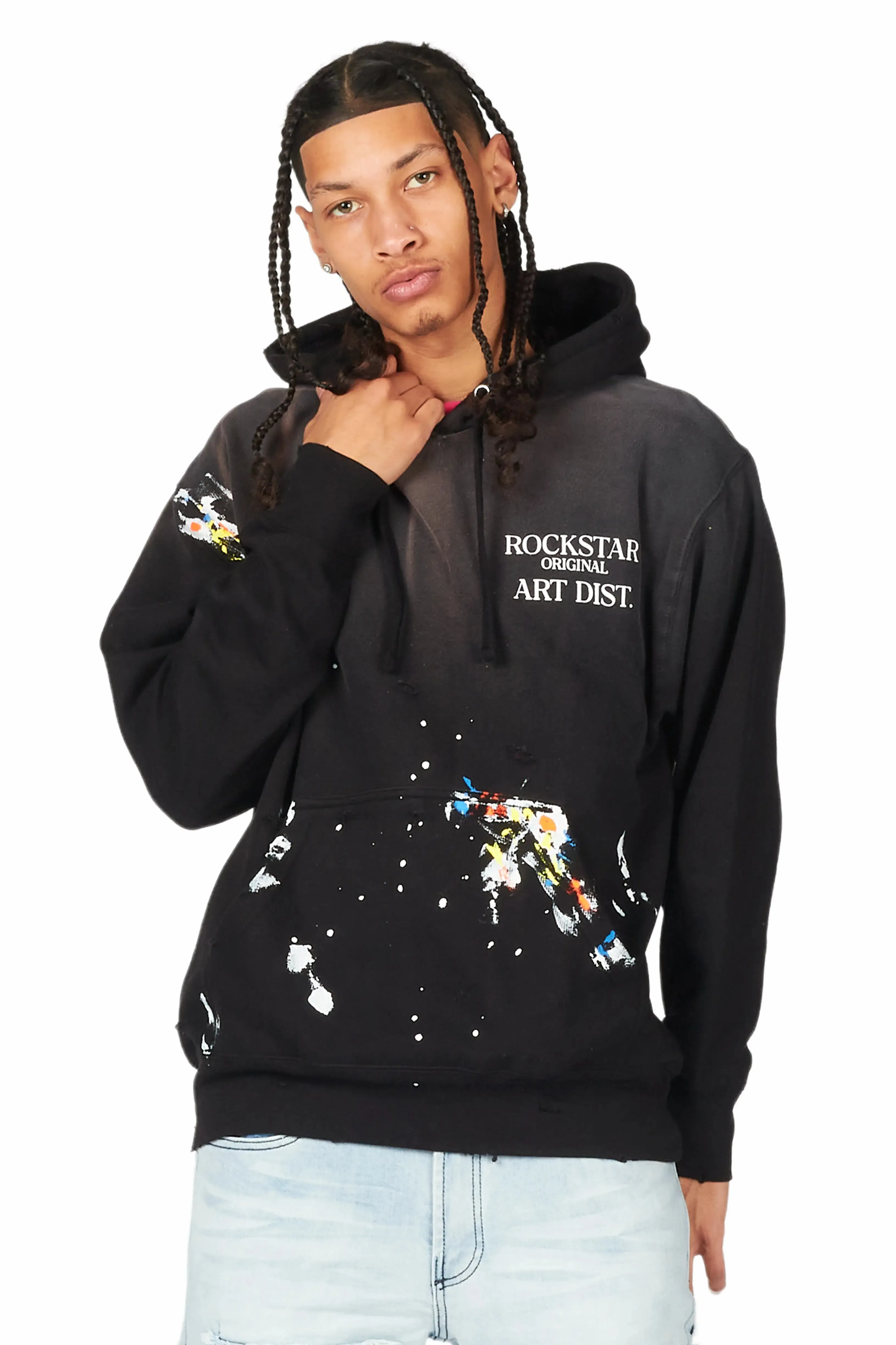 Ryker Black Graphic Hoodie sold by Rockstar Original product image thumbnail 5