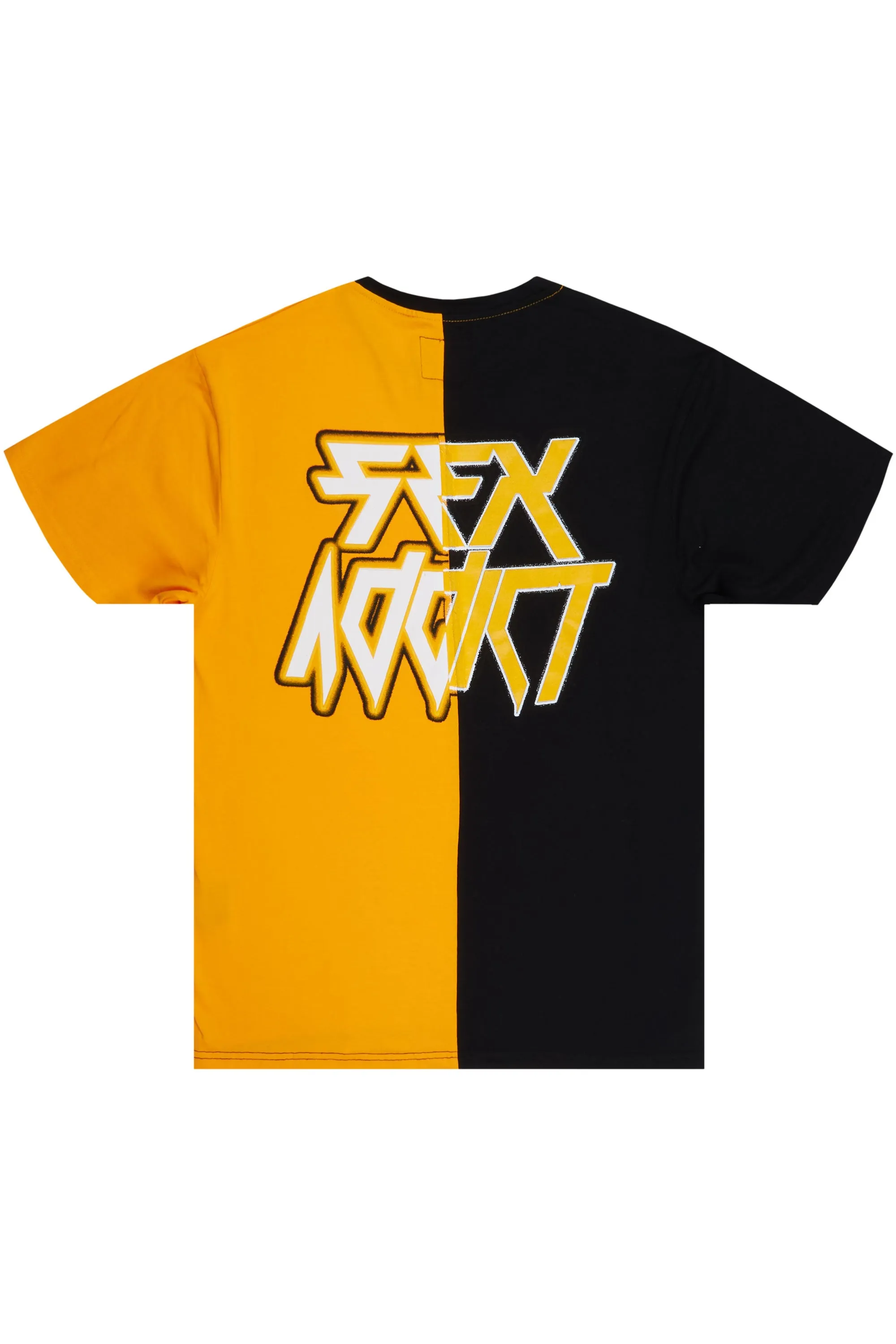 Troy Black/Orange Graphic T-Shirt sold by Rockstar Original product image thumbnail 3
