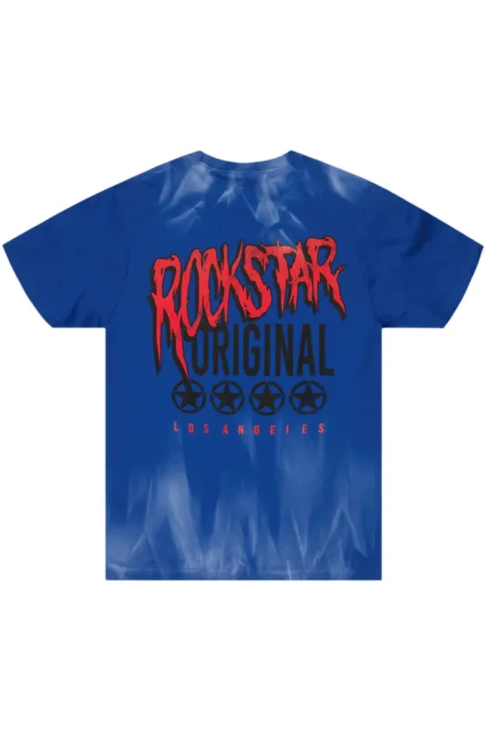 Wizzurd Royal Blue Graphic T-Shirt made by Rockstar Original