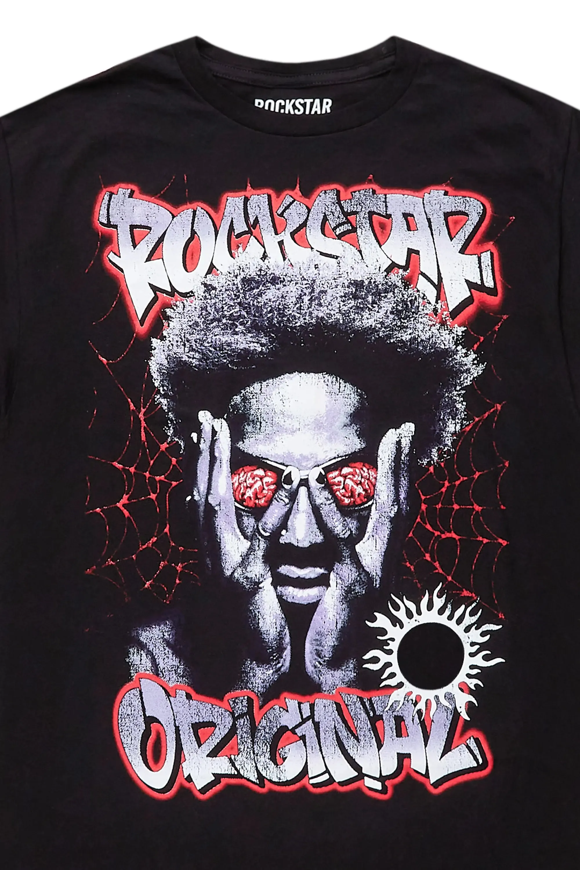 Acke Black Graphic T-Shirt sold by Rockstar Original product image thumbnail 3