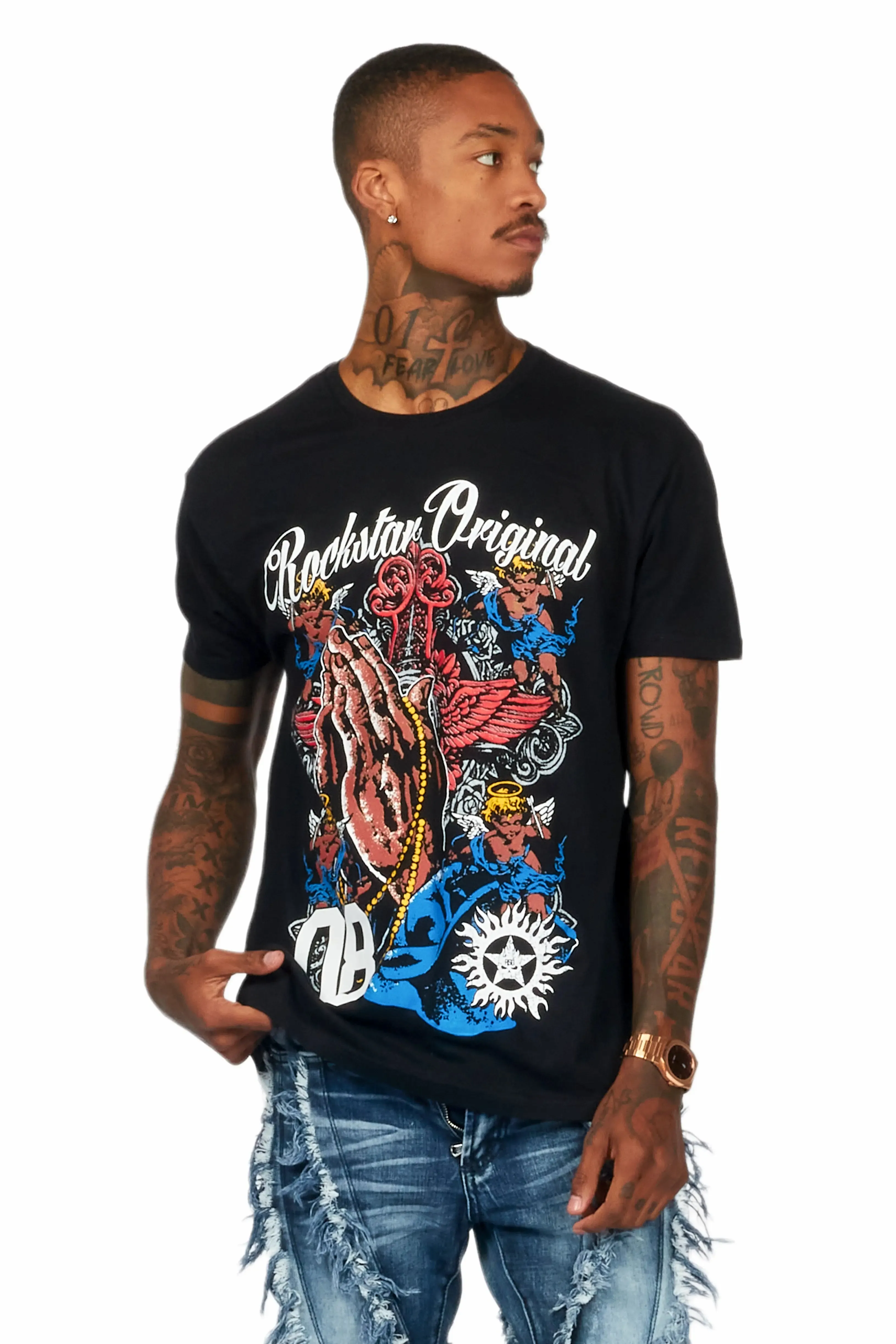 Slab Black Graphic T-Shirt sold by Rockstar Original product image thumbnail 2