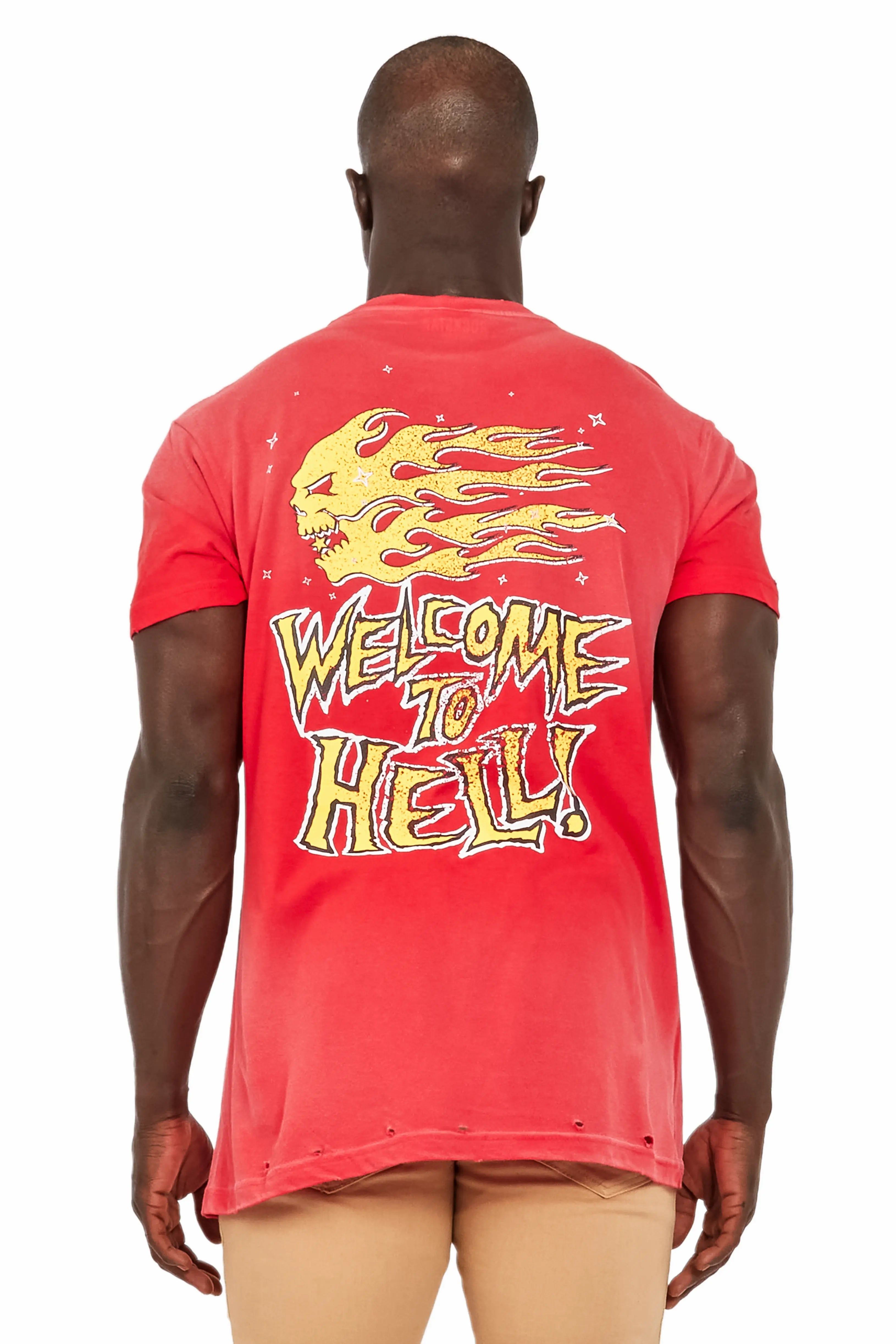 Gaston Red Graphic T-Shirt sold by Rockstar Original product image thumbnail 4