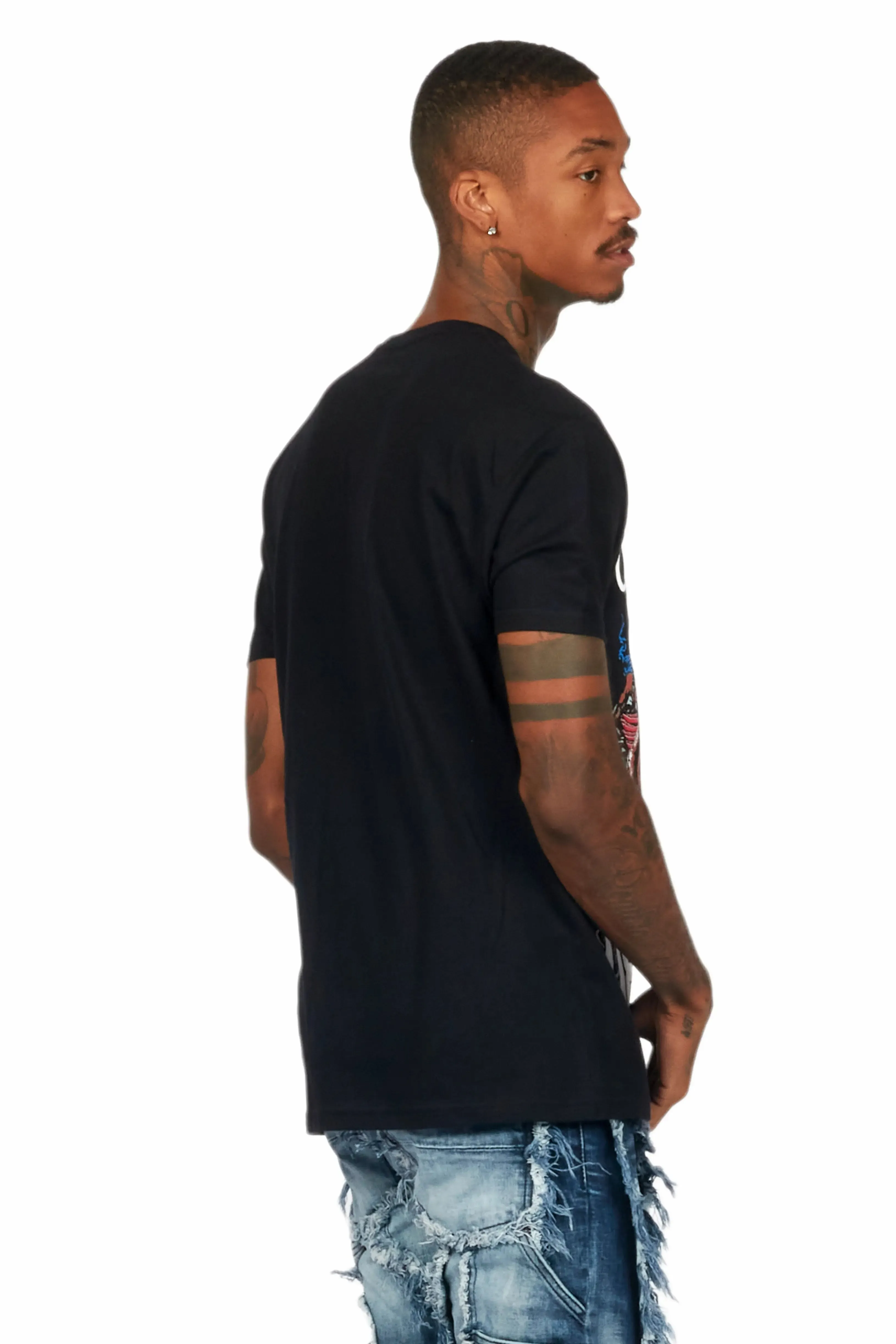 Slab Black Graphic T-Shirt sold by Rockstar Original product image thumbnail 5