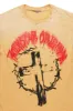Moira Beige Oversized Graphic T-Shirt sold by Rockstar Original