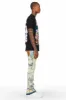Bane Light Blue Stacked Flare Jean sold by Rockstar Original