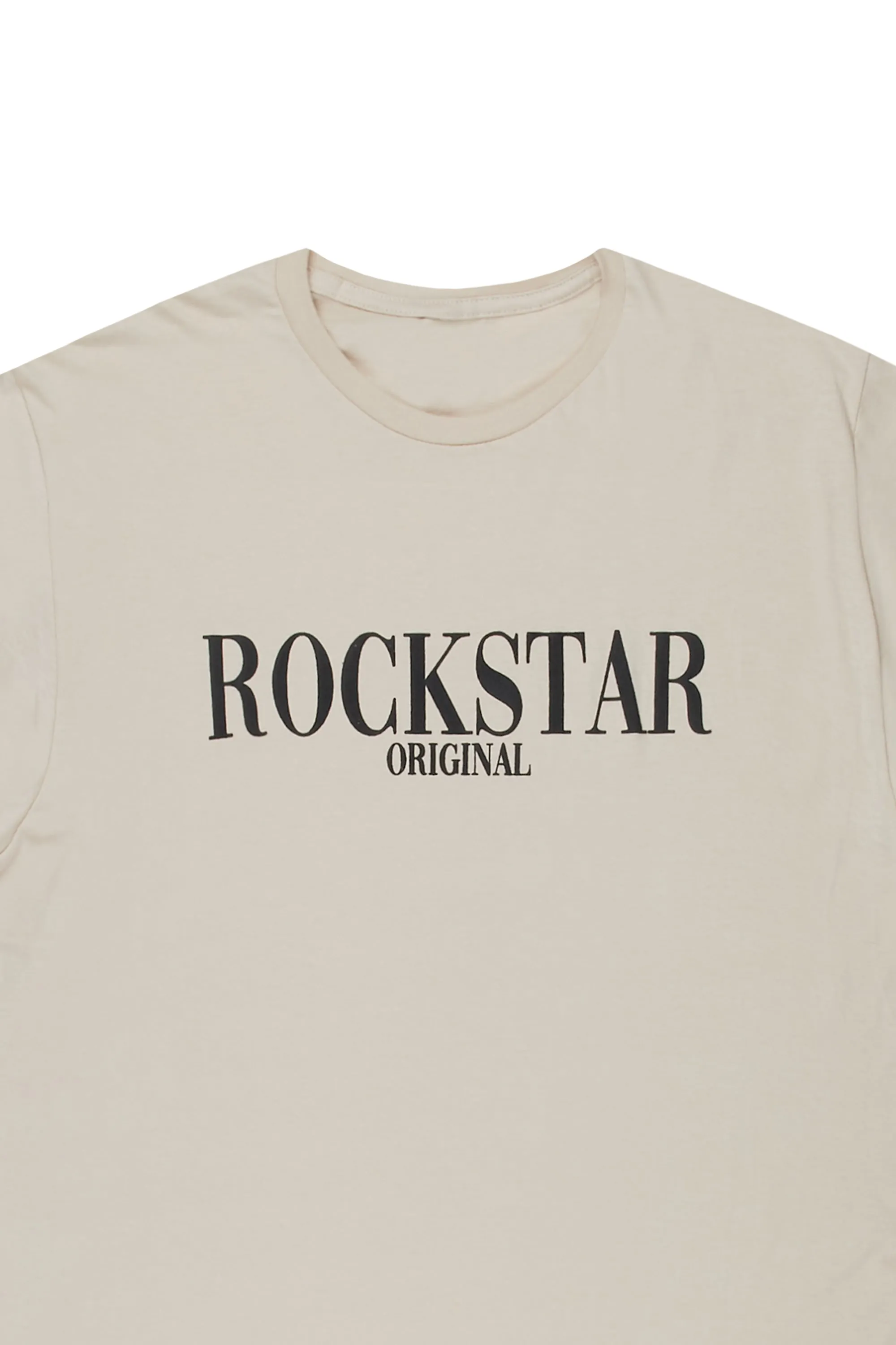 Octavio Printed T-Shirt-Beige/Black sold by Rockstar Original product image thumbnail 2