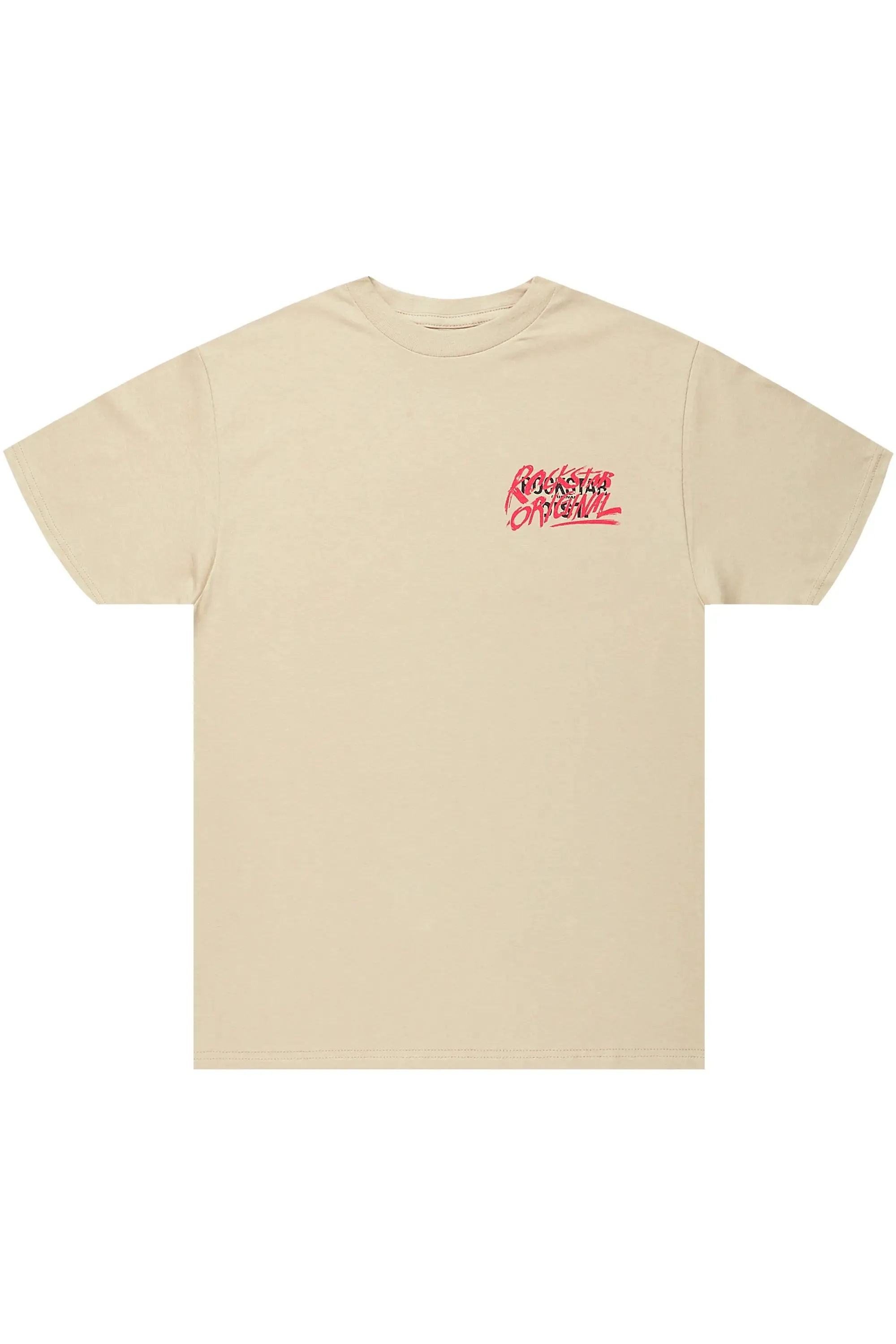Matil Beige Graphic T-Shirt sold by Rockstar Original product image thumbnail 3