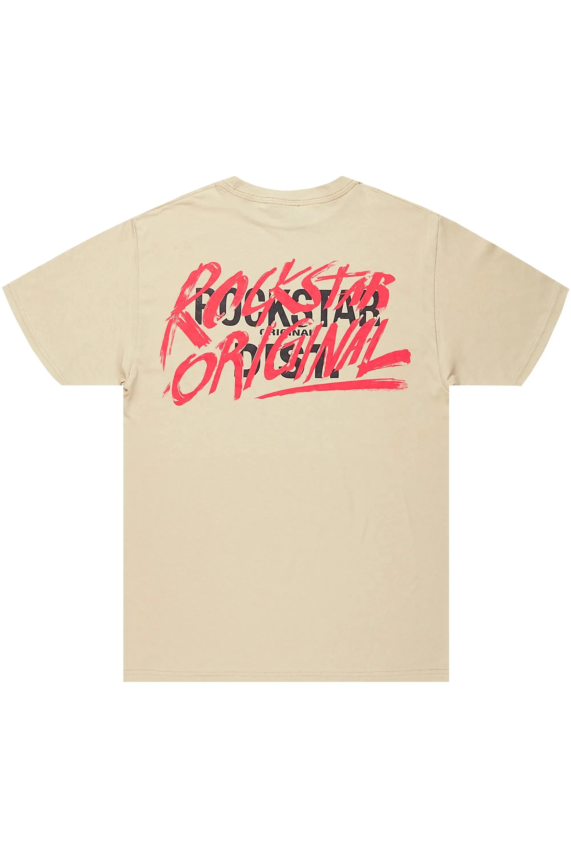 Matil Beige Graphic T-Shirt sold by Rockstar Original