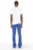 Ezekiel Royal Blue Stacked Flare Pant sold by Rockstar Original