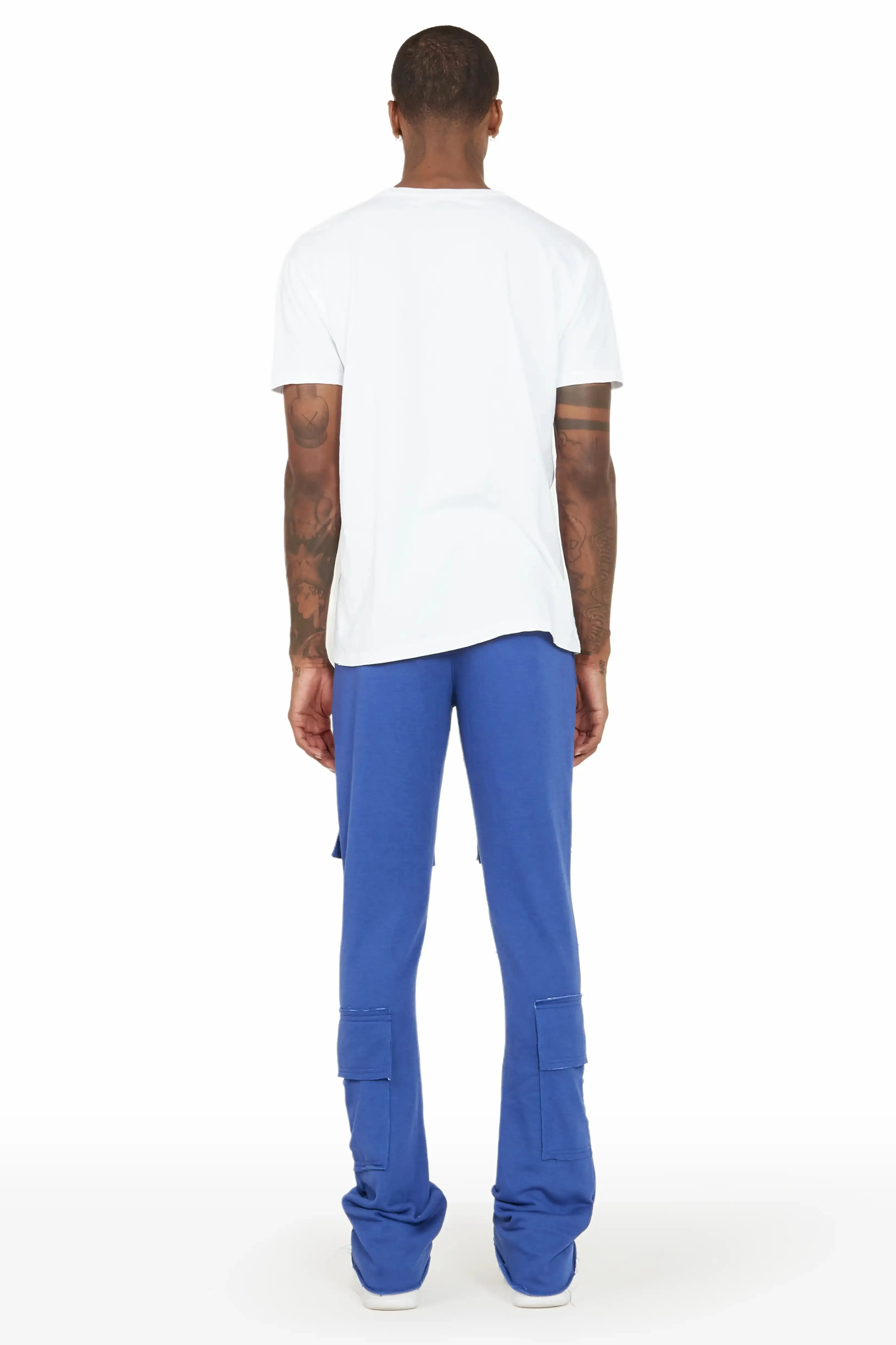 Ezekiel Royal Blue Stacked Flare Pant sold by Rockstar Original product image thumbnail 4