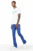 Ezekiel Royal Blue Stacked Flare Pant sold by Rockstar Original