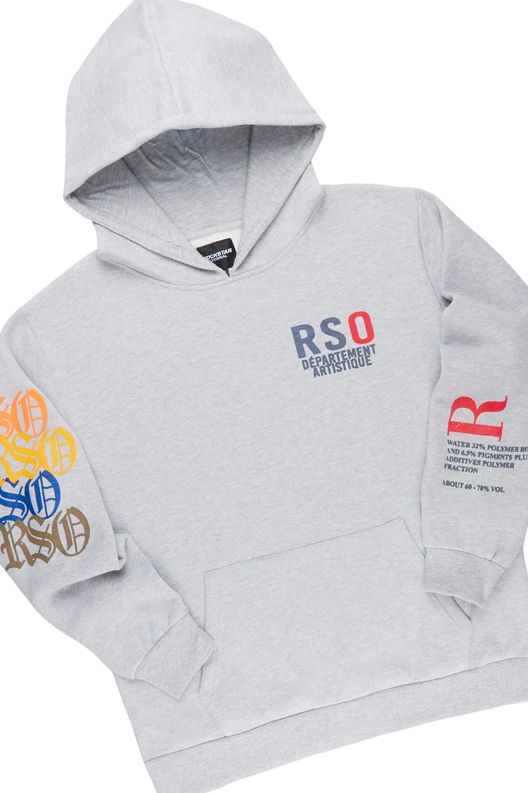 Payshins Heather Grey Hoodie Trackset sold by Rockstar Original product image thumbnail 2