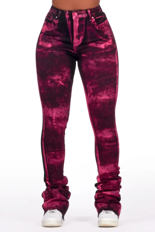 Sherian Black Painted Super Stacked Jean sold by Rockstar Original