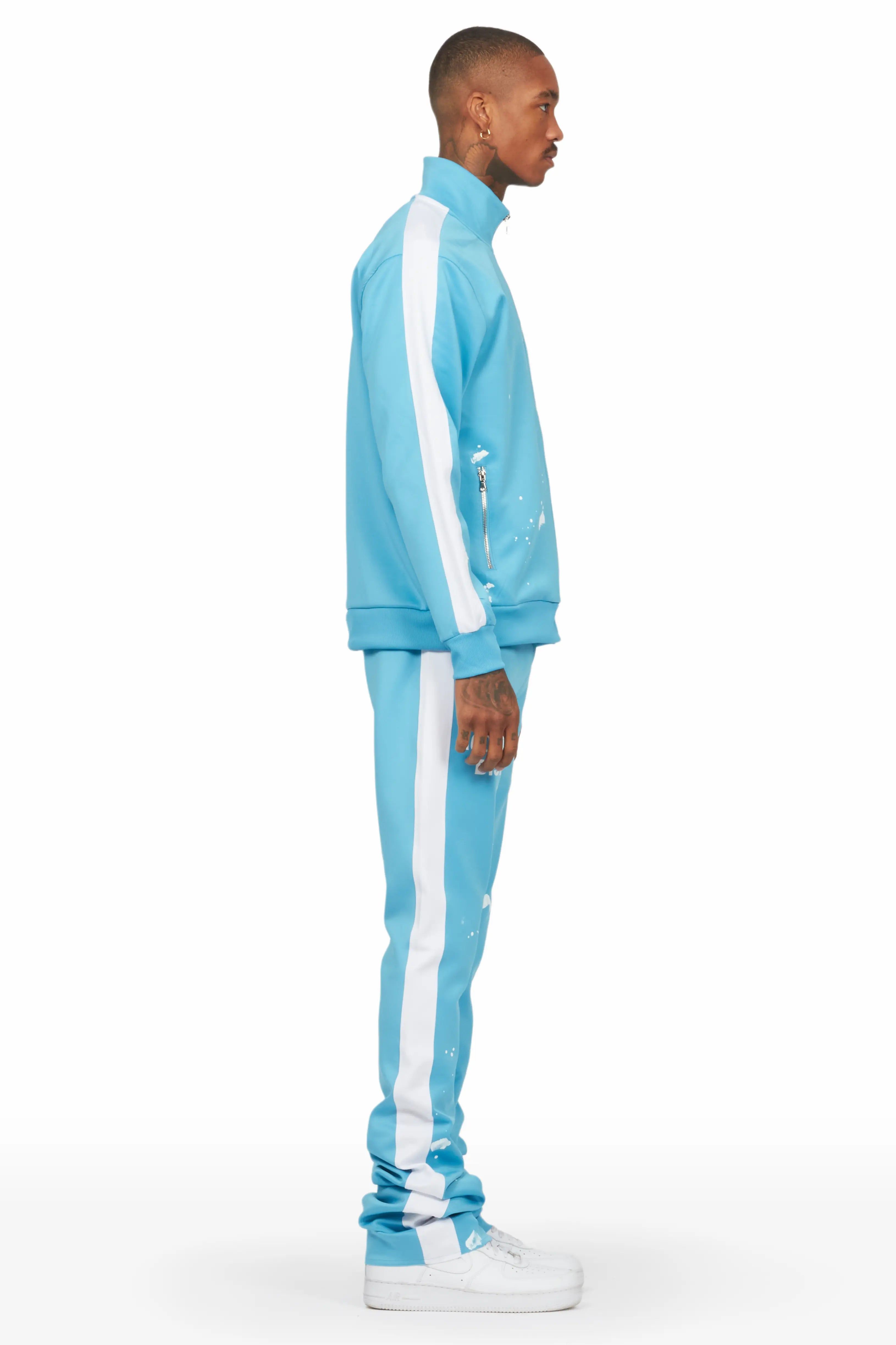 Raffer Baby Blue Super Stacked Tricot Track Set sold by Rockstar Original product image thumbnail 3