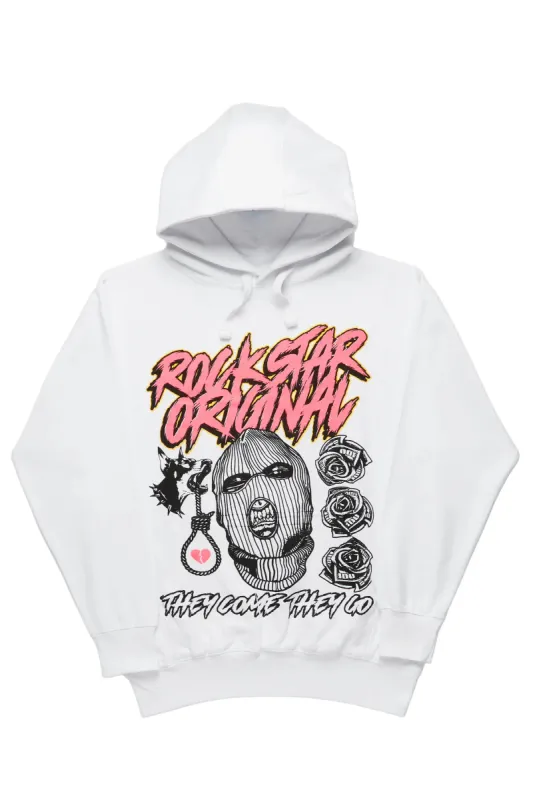Clava White Graphic Hoodie sold by Rockstar Original