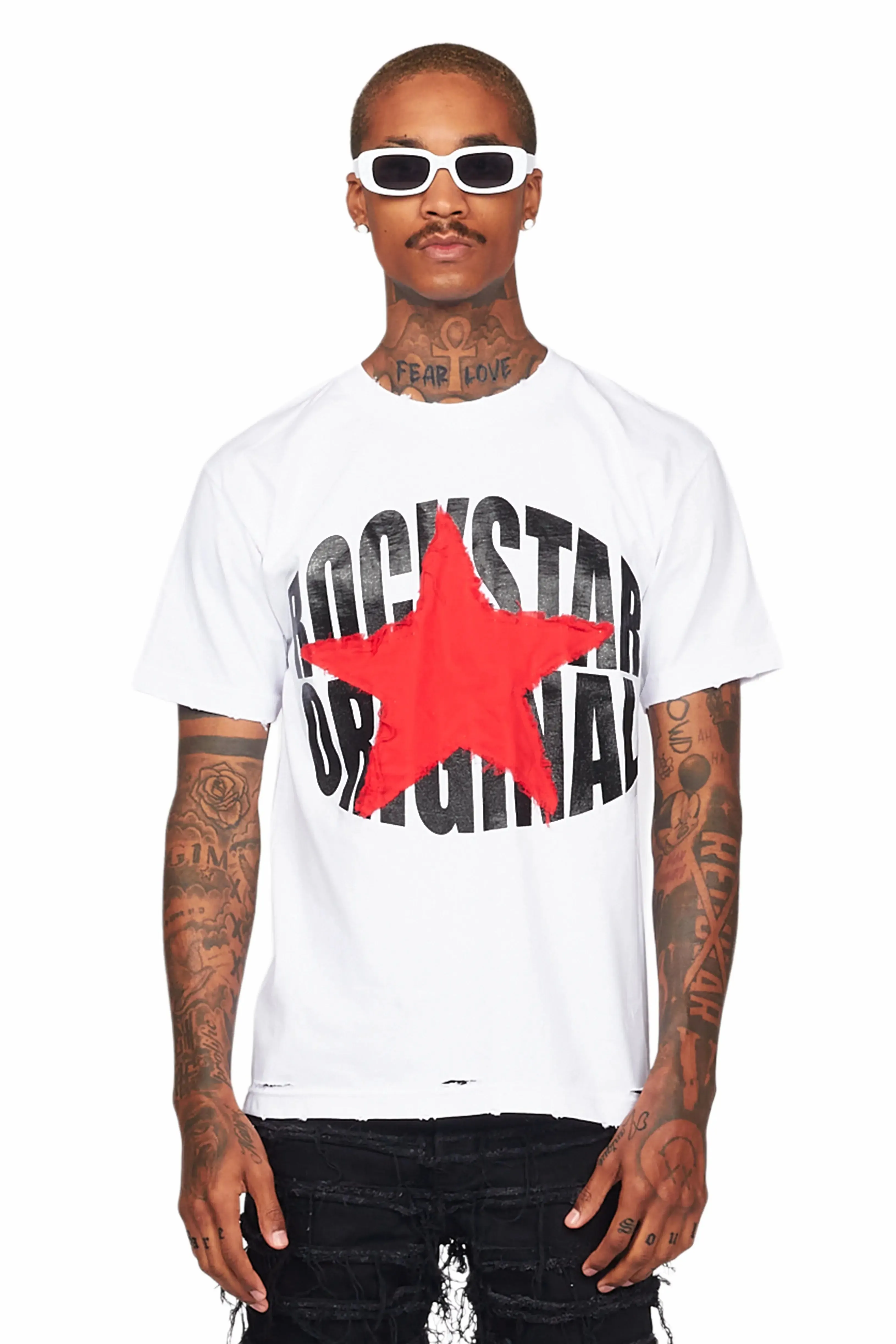 Ranger White/Black Graphic T-Shirt sold by Rockstar Original