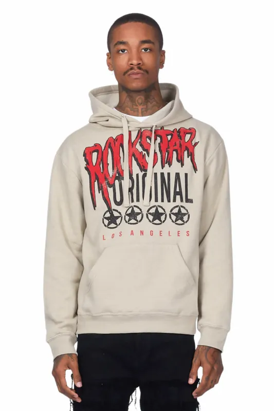 Wizzurd Beige Graphic Hoodie sold by Rockstar Original