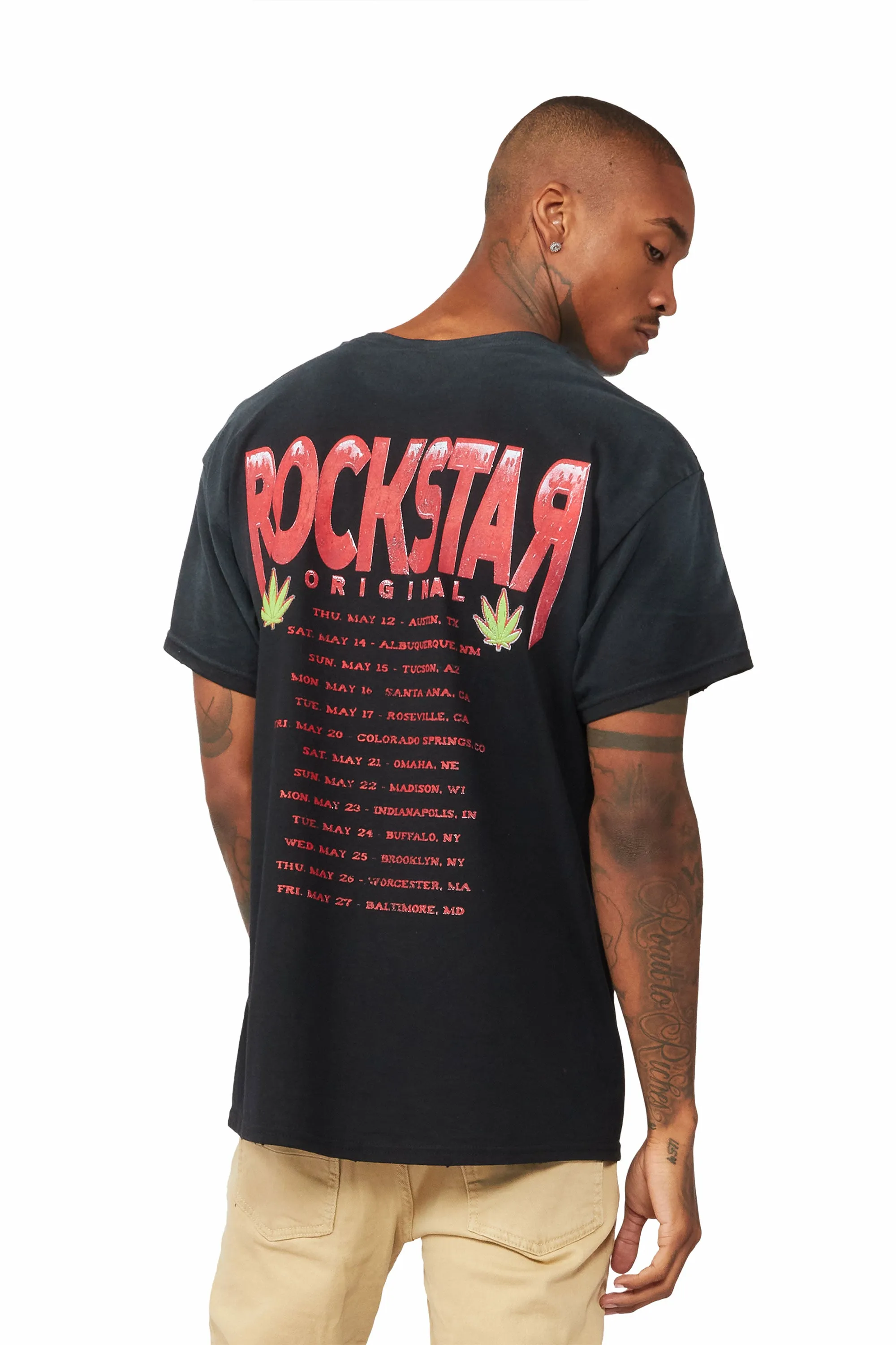 Dank Black Graphic T-Shirt sold by Rockstar Original product image thumbnail 2