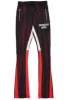 Firoz Black/Red Graphic Stacked Flare Pant sold by Rockstar Original