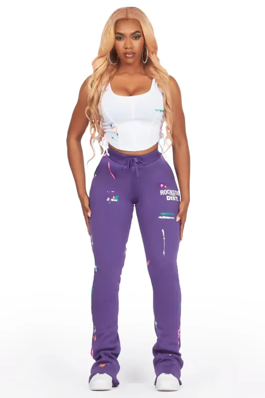 Inieshea White/Purple Corset Super Stacked Trackset sold by Rockstar Original