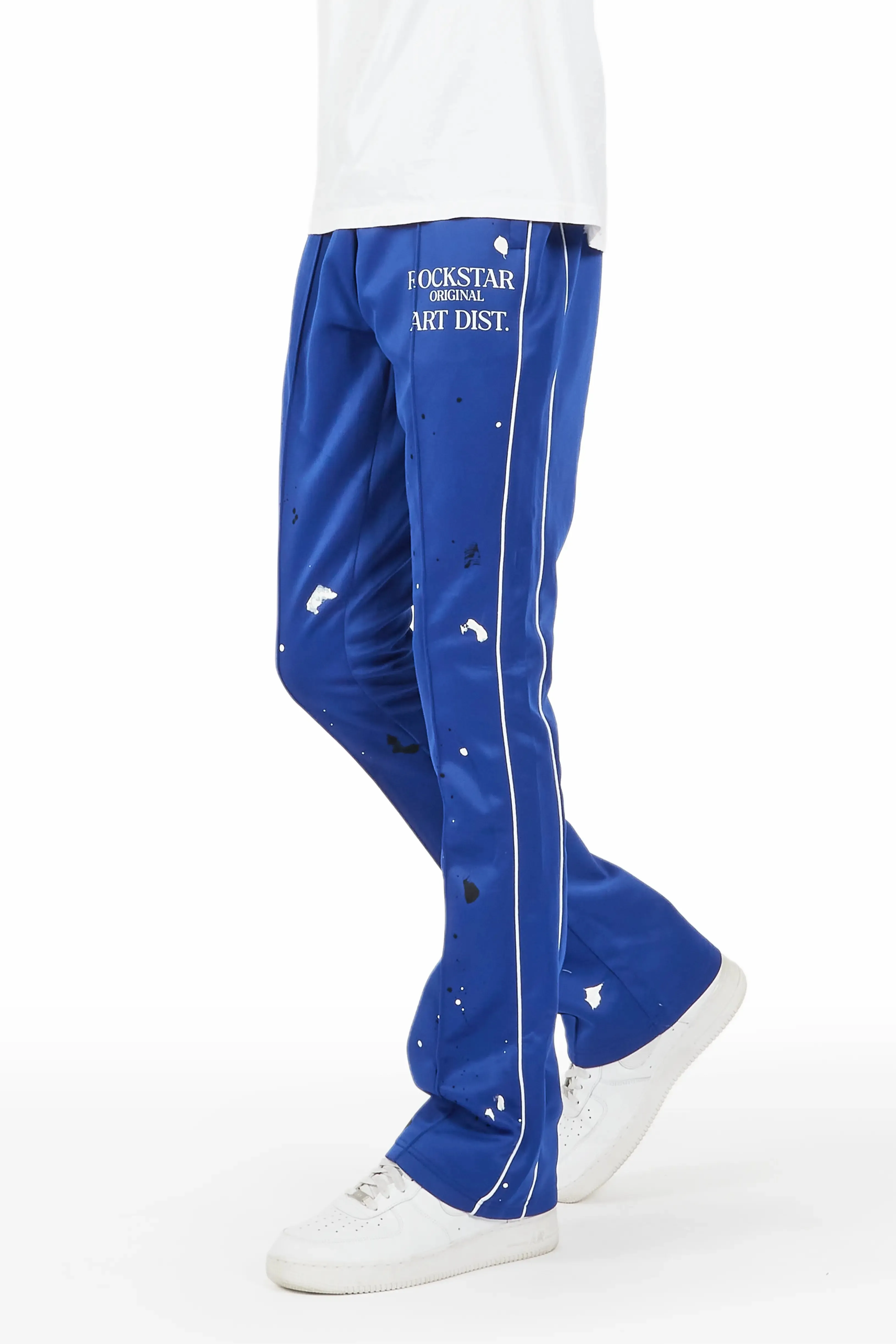 Jaco Royal Blue Stacked Flare Pant sold by Rockstar Original