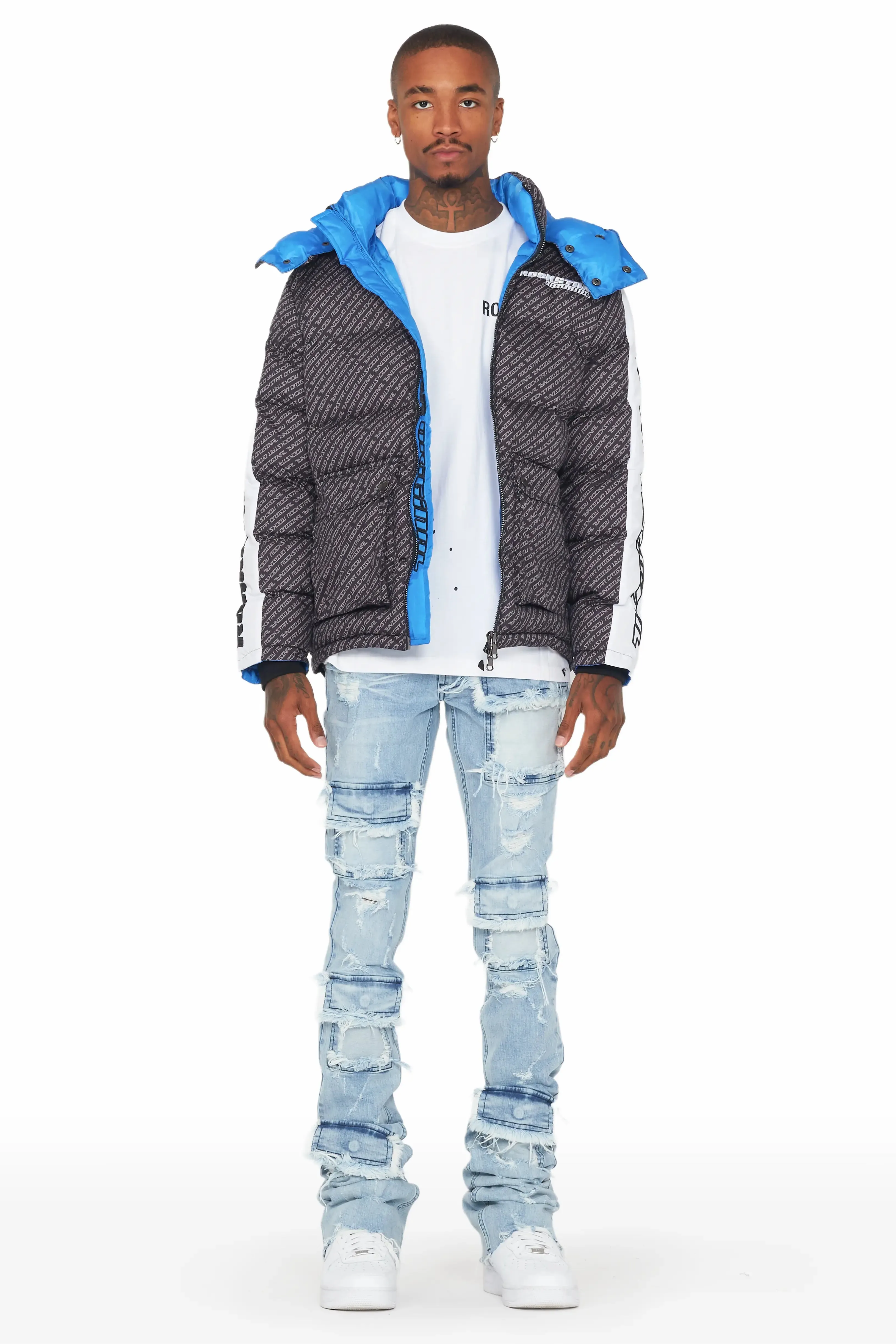 Bryson Puffer Jacket- Black sold by Rockstar Original product image thumbnail 3