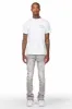 Baaron Grey Stacked Flare Jean sold by Rockstar Original