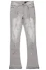 Baaron Grey Stacked Flare Jean sold by Rockstar Original