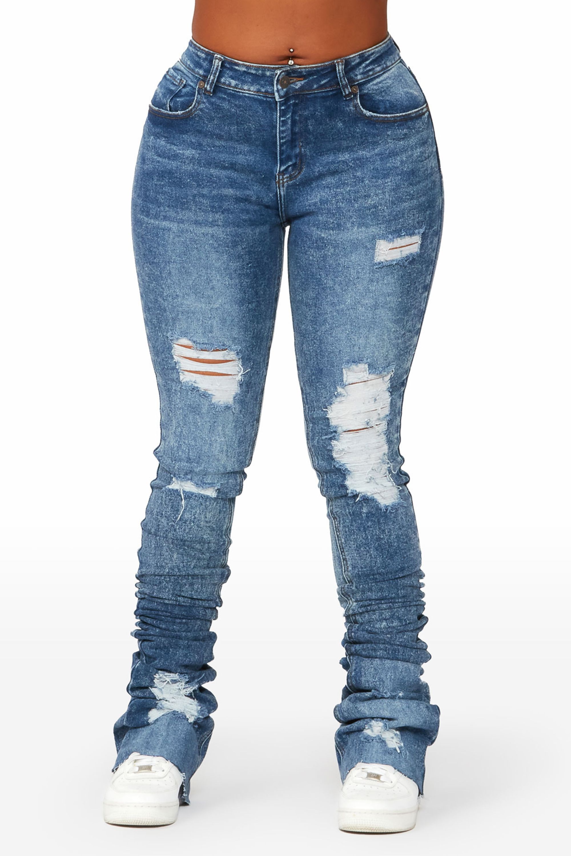 Cielo Med. Wash Super Stacked Jean sold by Rockstar Original product image thumbnail 2