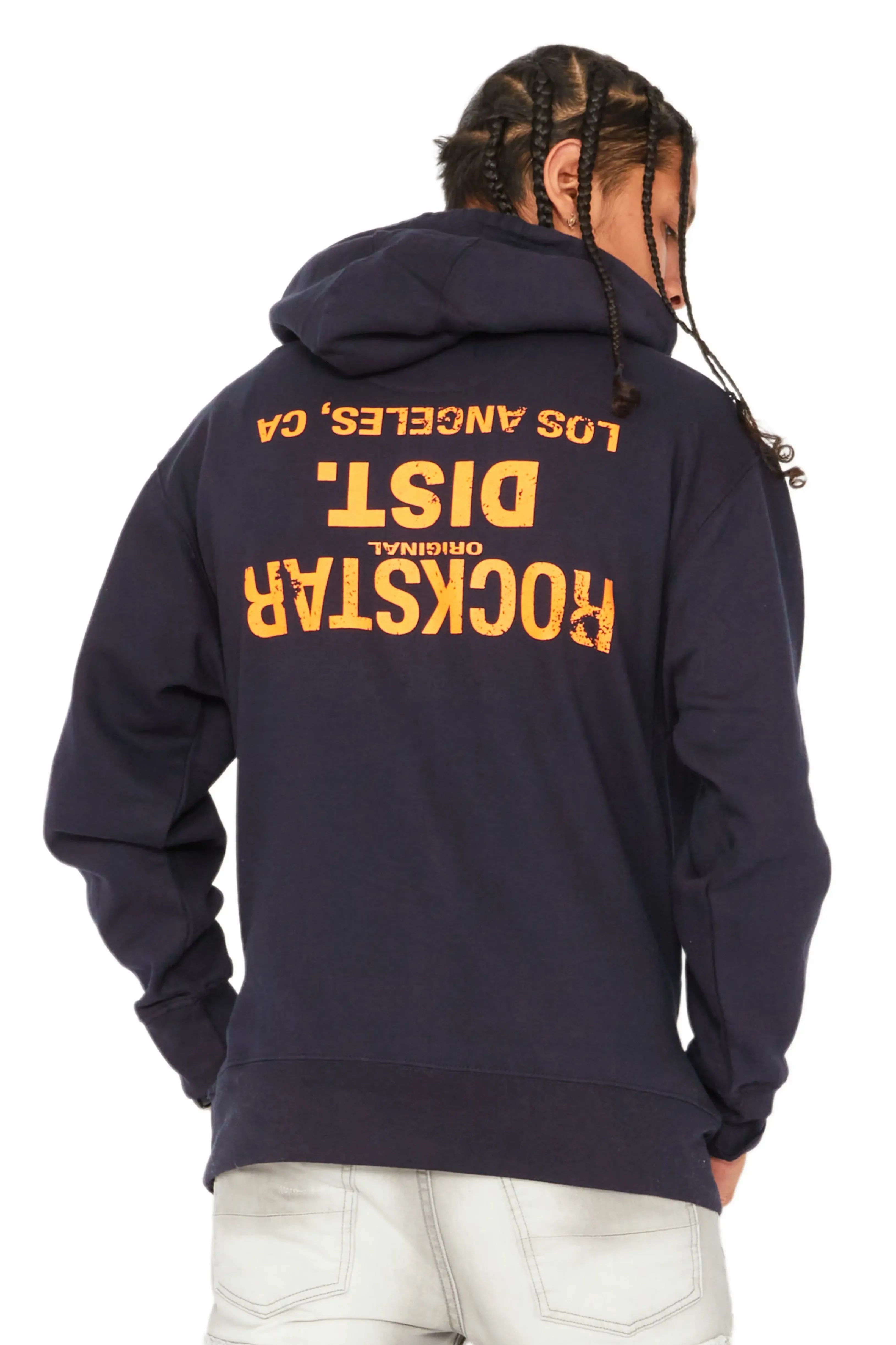 Martson Navy Graphic Hoodie sold by Rockstar Original product image thumbnail 3
