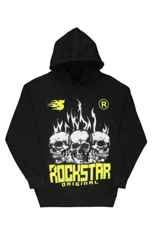 Bricky Black Graphic Hoodie sold by Rockstar Original
