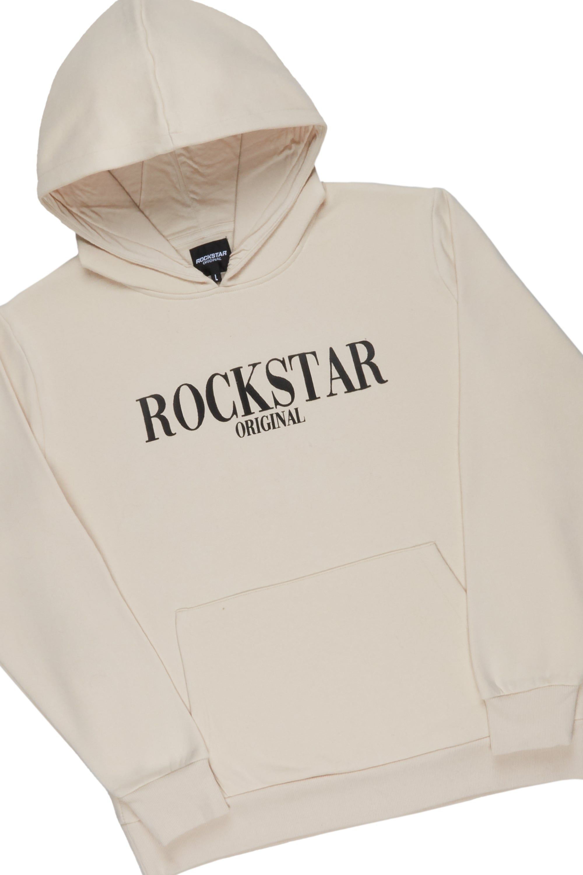Octavio Hoodie/Jogger Set-Beige/Black sold by Rockstar Original product image thumbnail 3