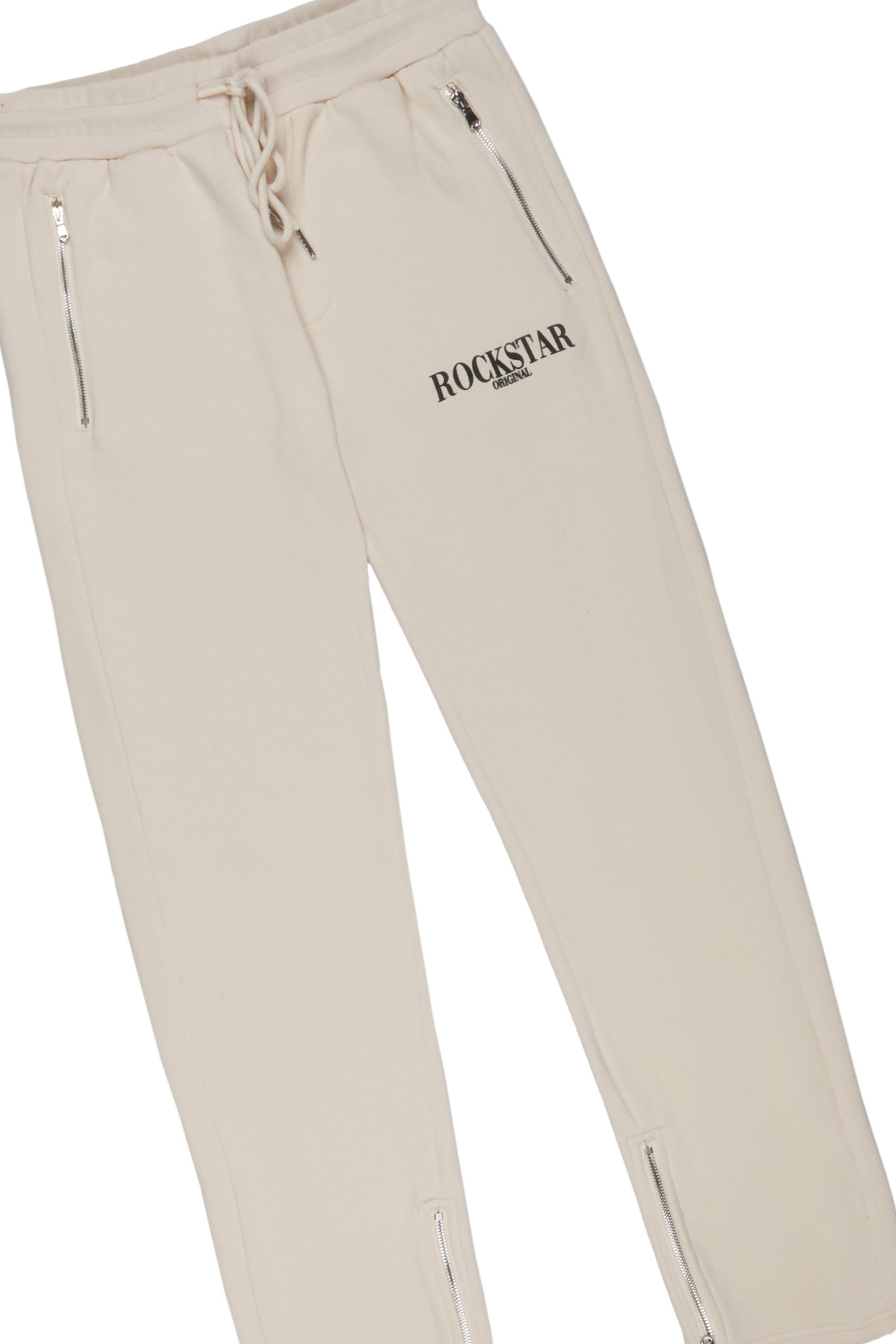 Octavio Hoodie/Jogger Set-Beige/Black sold by Rockstar Original product image thumbnail 4