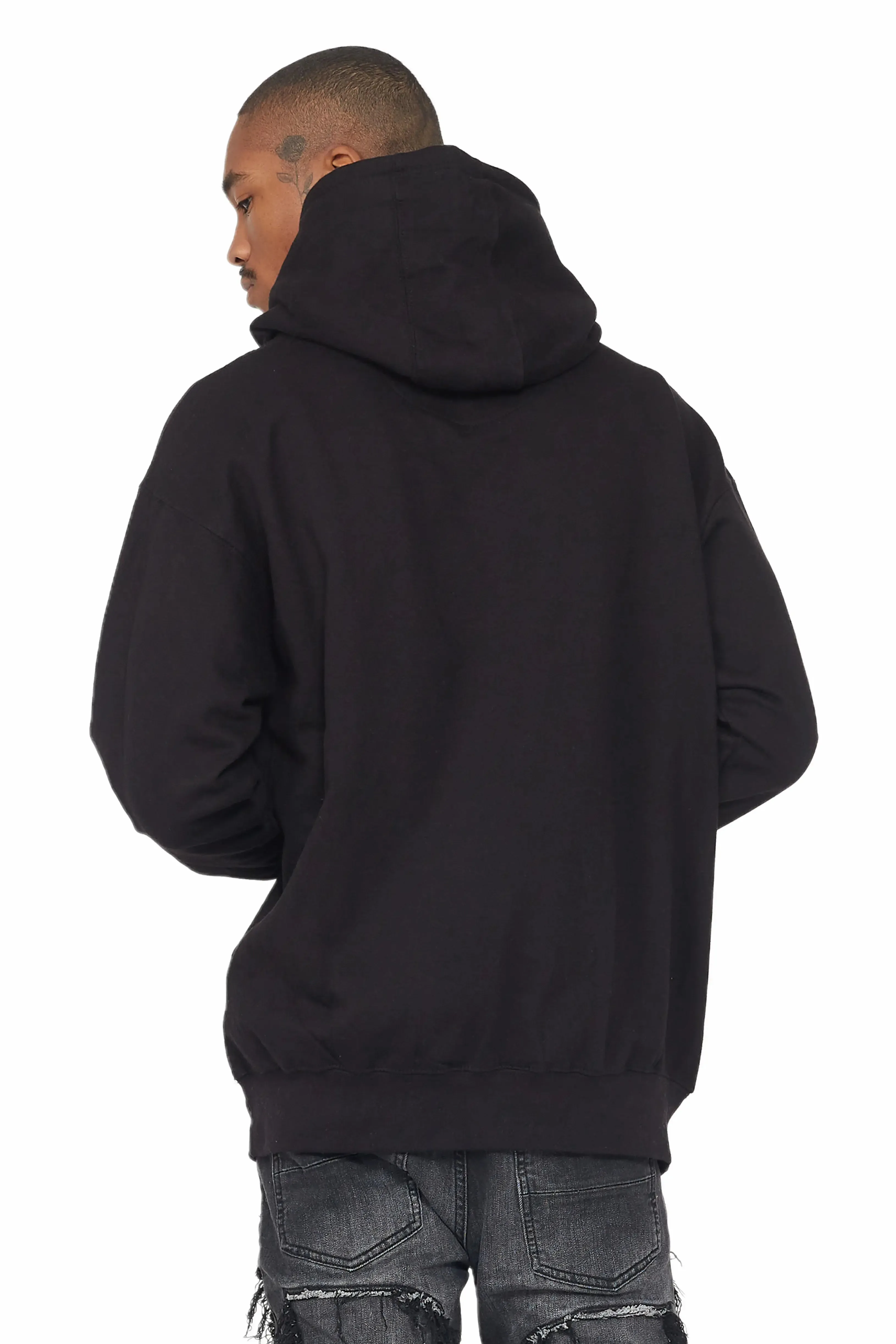 Draven Black/Red Graphic Hoodie sold by Rockstar Original product image thumbnail 4