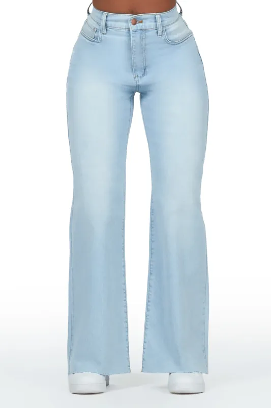 Iyuana Light Wash Wide Leg Jean sold by Rockstar Original