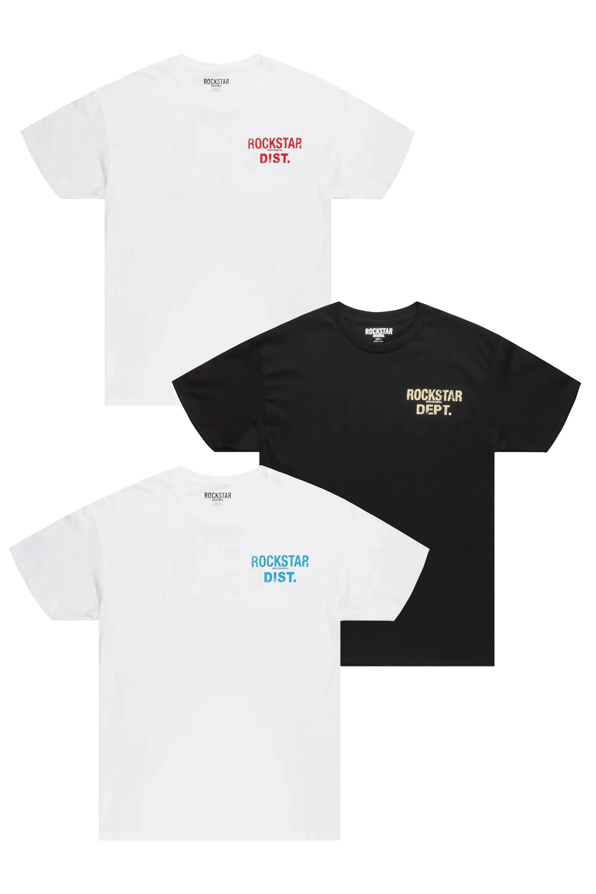 Lake Multi Printed T-Shirt 3 Pack sold by Rockstar Original product image thumbnail 2