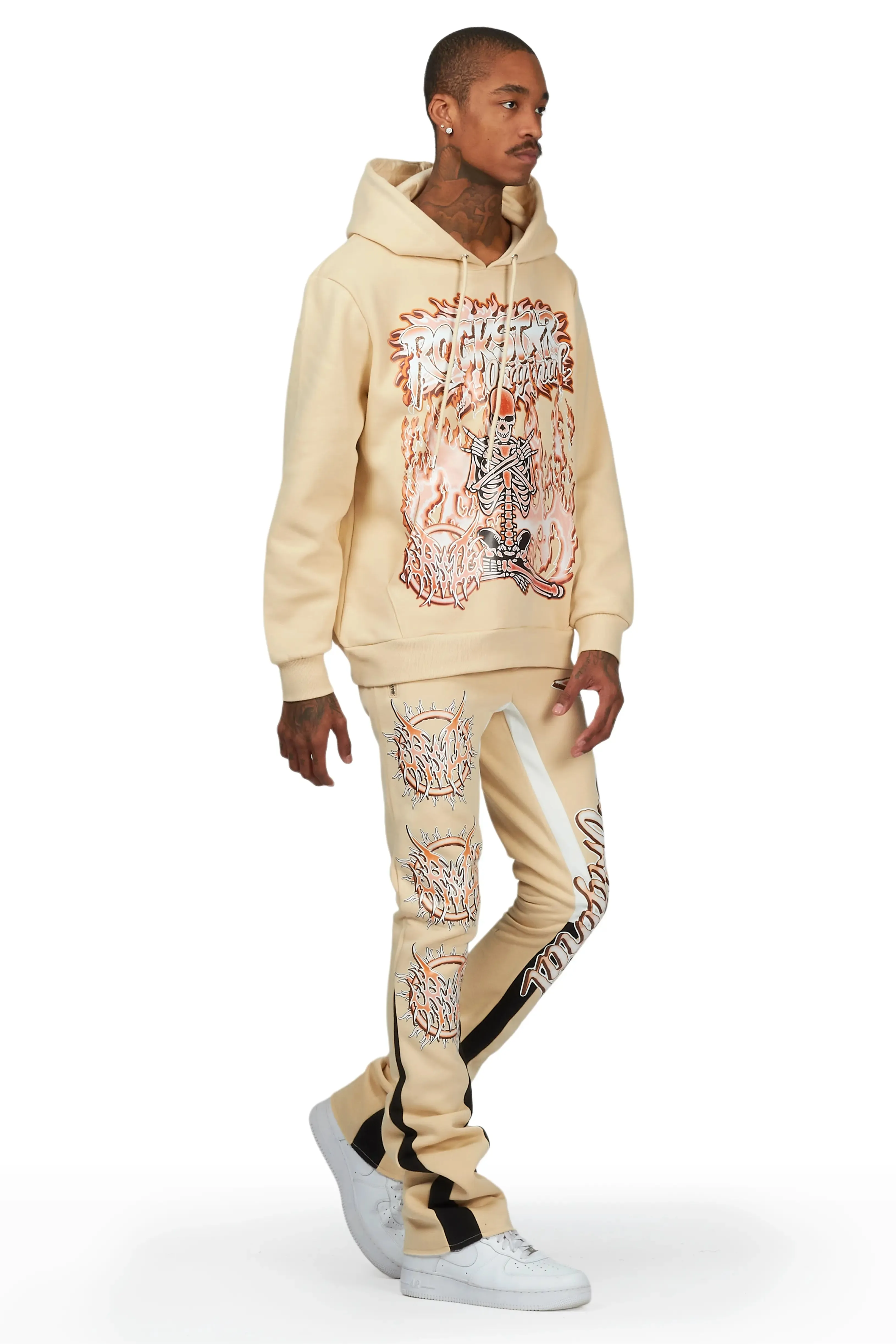 Inigo Beige/Black Stacked Flared Track Set sold by Rockstar Original product image thumbnail 3