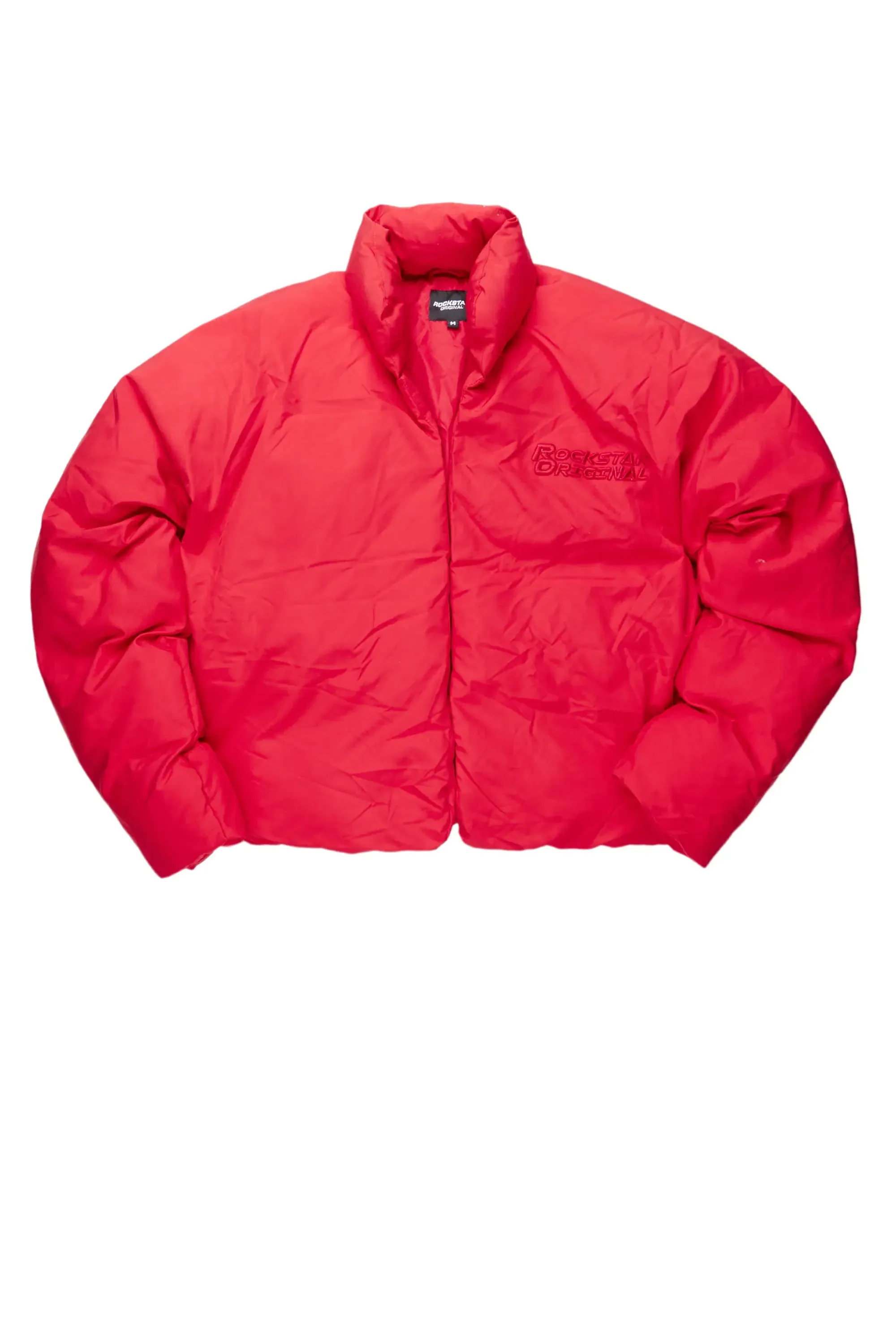 Damien Red Puffer Jacket sold by Rockstar Original product image thumbnail 2