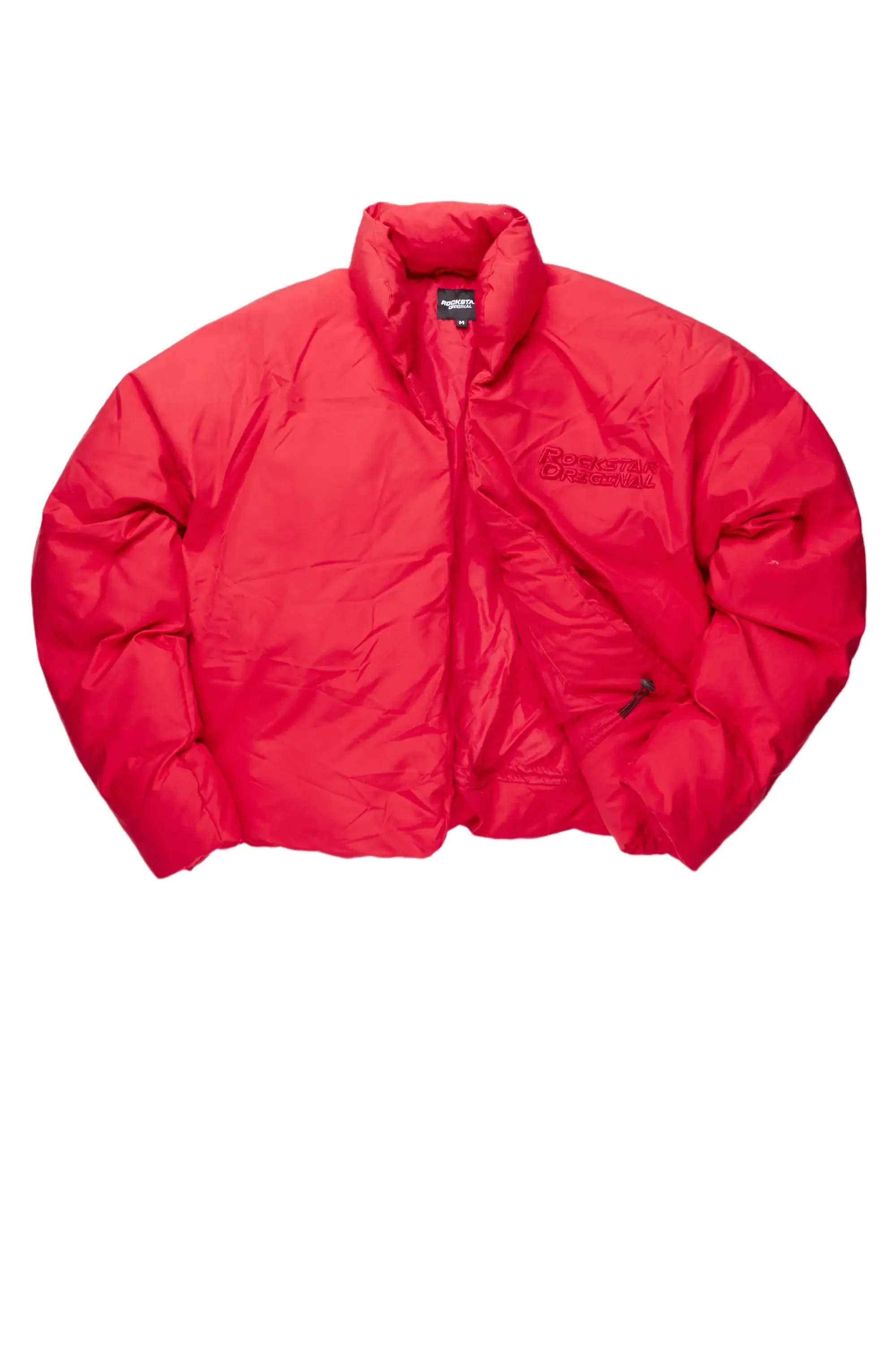 Damien Red Puffer Jacket sold by Rockstar Original product image thumbnail 5