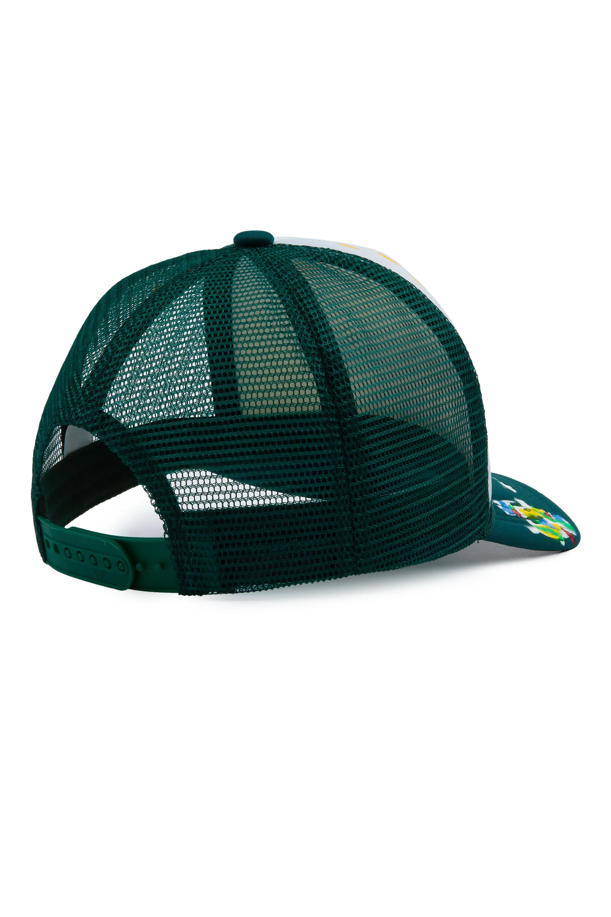 Neptune White/Dark Green Trucker Hat sold by Rockstar Original product image thumbnail 3