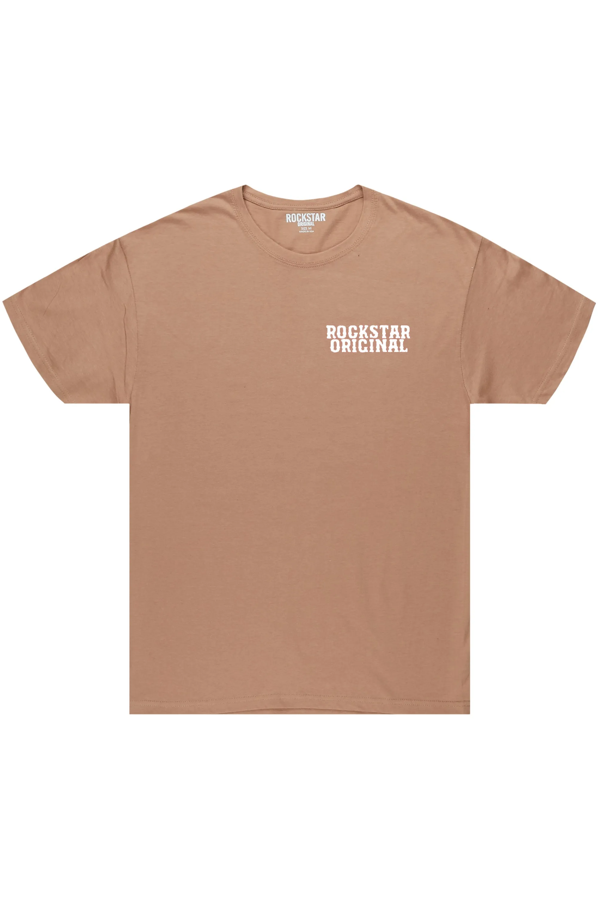 Posse Tan/White Graphic T-Shirt sold by Rockstar Original product image thumbnail 3
